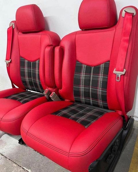 Red quality design seat available 1